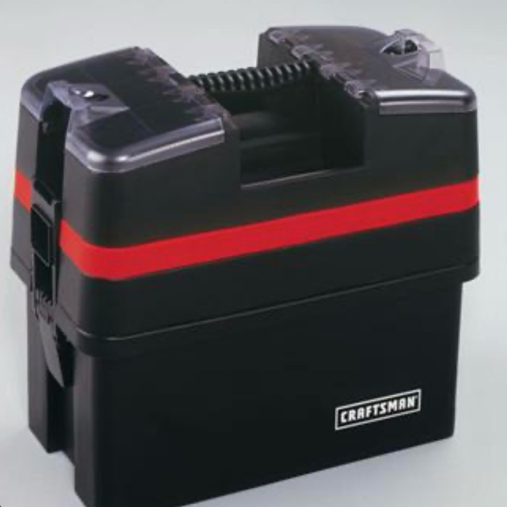Black and Red Craftsman Tool Box